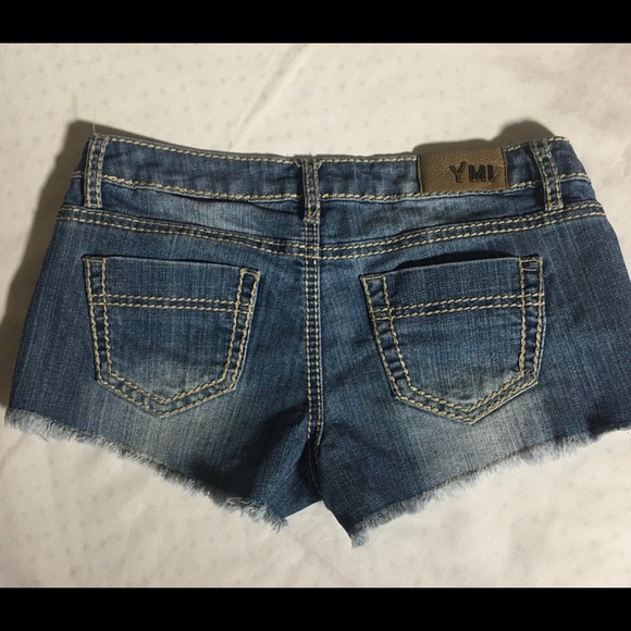 YMI Denim Shorts USA American Flag Jr.-5 - Picture 4 of 8